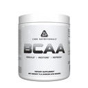 Nutriciones básicas BCAA Powder ← 2:1 Aminoácidos de cadena ramificada para la recuperación  Apoyo Protein Synthesis ← 5g Servimientos ← 60 Servimientos (Sin sabor)