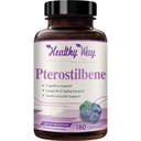 150mg Pterostilbene Suplemento - Una vez Daily Antioxidante Suplemento para la piel del corazón envejecido y el apoyo cerebral inmune - naturalmente derivado no GMO &amp; Hecho en los EE.UU. (180 Servings)