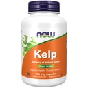 AHORA Suplementos, Kelp 325 mcg de Iodo Natural, soporta la función tiroidea saludable*, Super Verde, 250 cápsulas Veg