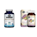 Garden of Life Omega-3 Fish Oil 1,290mg EPA+DHA+DPA 180 Softgels " Once Daily Organic Whole Food Multivitamin for Women 60 Tablets