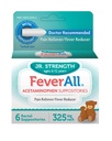 Feverall Children Acetaminophen Suppositories 6 Rectal Suppositories 325mg Cada Doin Reliever/Fever Reducer. Paraben Free, No Artificial Colors u otros conservantes. Edades 6-12 años
