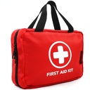 330 Piece First Aid Kit, Premium Waterproof Compact Trauma Medical Kits for Any Emergencies, Ideal para Inicio, Oficina, Coches, Viajes, Al aire libre, Camping, Hiking, Boating (Red)
