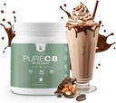 TeamKeto C8 MCT Pólvora de aceite –Chocolate Hazelnut Ketogenic MCT Coffee Creamer- Vegan-Friendly, Gluten Free &amp; Made in a GMP Compliant, FDA Registered Facility- Perfect in Coffee Tea &amp; Protein Shakes 270g