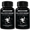 850mg Liposomal Glutathione Suplemento Silencio 120 Total Liposomal Softgels Silencio Antioxidante Suplemento w/Gluta-IVTM, 100X Absorción Sobre Powder Glutathione