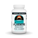 Fuente Naturales L-Carnitina, Energía Metabólica*, 250mg - 120 Capsules