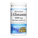 Factores naturales Micronized L-Glutamina 5,000 mg Polvo - Easy Absorption Gut Health Support Suplemento - Powder Amino Acid Supplement Supports Muscle Recovery - 16 oz (90 Servings)