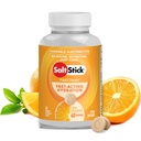 SaltStick Electrolyte FastChews - 120 Cuenta Orange Flavor - Chewable Electrolyte Tablets for Hydration, Salt Tabs, Dehydration Relief