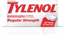 Tylenol Tablas de fuerza regular con 325 mg de Acetaminofeno, Reductor de Dolor para Dolor de Dolor, Dolor de Dolor de Dolor, Dolor de Musculo &amp; Cánulas menstruales, 2 Pack