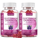 Glucosamine Chondroitin Suplementos con MSM &amp; Elderberry TEN Glucosamine Chondroitin Gummy para Adultos &amp; Mujeres Hombres TEN Glucosamine condroitin Gummies Extra Strength TEN Joint Supplement TEN 2 Pack