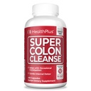 Health Plus Super Colon Cleanse 120 Day Supply of Gentle Gut Cleanse Detox, Psyllium Husk, Probiotics for Constipation Relief " Digestive Support, 480 Capsules