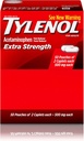 Tylenol(R) Extra-Strength, 2-Caplet Dosage, 100 caplets total, 500mg cada