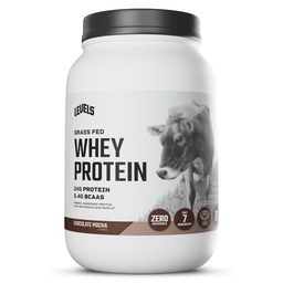 Niveles Grass Fed Whey Protein Powder, No Artificials, 24G de Protein, Chocolate Mocha, 2LB