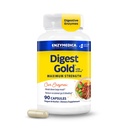 Enzymedica Digest Gold + ATPro, Fuerza máxima, Activo rápido, ayuda a reducir las comidas grandes, para Bloating y Gas, 90 cápsulas