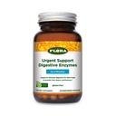 Flora Urgent Support Digestive Enzymes - Digestion Support Supplement - Aids Bloating & Nutrient Absorption - Características 9 Enzymes - Gluten-Free &amp; Non-GMO - 60 cápsulas vegetarianas