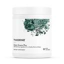 THORNE - Daily Greens Plus - Verdes integrales Polvo con Matcha, Spirulina, Moringa y Adaptógeno, Mushroom y Blends Antioxidantes - Refreshing, Mint Flavor 7.2 Oz - 30 Serviciones