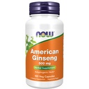 AHORA Suplementos de alimentos, Ginseng americano (Panax quinquefolius) 500 mg, Suplemento herbal, 100 cápsulas de verduras