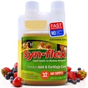 Synflex Liquid Glucosamine Original Fórmula - Condroitina, Vitaminas, Minerales - Suplemento de Bebida para Hombres &amp; Mujeres, ayuda a la salud conjunta de cartílago - Berry Flavor, 32 Day Supply
