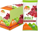 PROBAR - Pizarras de energía orgánica BOLT, granada de arándano, no GMO, libre de gluten, USDA Certified Organic, Healthy, Natural Energy, Fast Fuel Gummies with Vitamins B &amp; C (12 Conde)