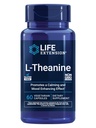 Extensión de la vida L-Theanine, Amino Acid theanine, Calm, Relax, Mood, Gluten-Free, Non-GMO, Vegetarian, 200 mg, 60 cápsulas
