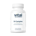 Nutrientes Vitales Vitamina B-Complex ANTE Vegan Complejo de alta potencia Vitaminas TENIDO B Vitaminas Apoyo Energía Producción, Metabolismo y Salud del Corazón* TENIDO Gluten, Lácteo, Soy Libre ANTE 60 cápsulas