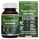 Total Olive® - Extracto de hoja de oliva (40% Oleuropeina) Más extracto de fruta de oliva (20% Hydroxytyrosol) – Extracto de espectro completo Grown &amp; Extracto en España – Mejora de absorción BioPerina (60 Conde)