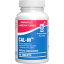 Suplemento de magnesio avanzado de calcio - Calcio de magnesio de fórmula clínica con vitamina D3 B1 B3 &amp; B6 para el corazón del musculo y el soporte de salud del hueso - Gluten vegetariano libre No GMO (1 mes) M