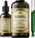 Chlorophyll Liquid Drops – Organic Natural Detox &amp; Cleanse Support – Boost Energy, Immunity & Metabolism – Vegan, Non-GMO, Mint Flavor, 2 fl oz – Sodium Copper Chlorophyllin Extract – Made in USA