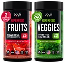 Suplemento de frutas y verduras - Suplemento de fibra alta para la inmunidad, Gut & Energy - Super Reds &amp; Super Greens Suplementos con raíz de malvavisco - 240 Redes y Super Greens Powder Superfood Capsules
