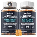 Azúcar Gratis L Arginina Nitric Oxide Gummies 1300mg para Hombres &amp; Mujeres con L Citrulline, Beet Root, B3 ANTE L Arginine L Citrulline Suplementos Ø Vegan, 120 Condes