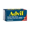 Alimentador de Dolor Advil y Reductor de Fiebre, Medicamento de Alivio de Dolor con Ibuprofeno 200 mg para Dolor de Cabeza, Dolor, Dolor Menstrual y Alivio de Dolor Conjunto - 200 Tabletas Coadas