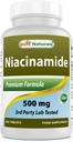 Mejores Naturales Niacinamide 500mg 240 Tablets (Apto para Vegetariano) - Forma de Niacina (Vitamin B3)