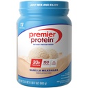 Premier Protein Powder, Vanilla Milkshake, 30g Protein, 1g Sugar, 100% Whey Protein, Keto Friendly, No Soy, Gluten Gratis, 23.3 oz (17 Servings)