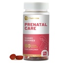 Prenatal Care Gummies tención 60 Vegan Pro Gummies Ø Yummy Gummies with Essential Prenatal Vitamins &amp; Minerals TEN 400mcg Folic Acid TEN ANTE Pregnancy Vitamins for Women by Prowise