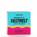 AdvoCare Probiotic Fastmelt - Suplemento dietético Premium para Gut, Sistema Inmunitario &amp; Apoyo a la salud cardíaca* - Berry salvaje, 30 Stick Packs