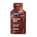 GU Energy Original Sports Nutrition Gel, Chocolate Outrage, 24 Count Box