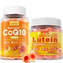 NEVISS Sin azúcar CoQ10 Gummies 60 Cuenta + Lutein Gummies 60 Cuenta