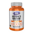 AHORA Nutrición Deportiva, Arginina & Ornitina 500/250 mg, Aminoácidos, 100 cápsulas Veg