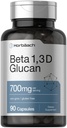 Horbäach Beta Glucan 1 3D 700 mg TENIDO 90 cápsulas ANTE Beta 1,3, 1,6 D Glucan ANTE No GMO, Gluten Suplemento gratuito