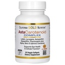 California Gold Nutrition Astaxanthin Complejo Carotenoide, Lutein, Lycopene, Astaxanthin, 30 Veggie Softgels