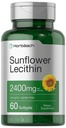 Horbäach Sunflower Lecithin Softgel Capsules TENIDO 2400mg TENIDO 60 Píldoras Silencio Naturalmente Occurring Phospholipids ANTE NO GMO, Gluten Free Supplement