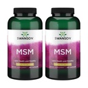 Swanson MSM - Minerales esenciales que promueven la movilidad - Ayuda a mantener la salud del tejido conectivo incluyendo cartílago, colágeno, " Pelo - (240 cápsulas, 1000 mg cada uno) 2 Pack