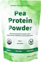 Cherie Sweet Heart Organic Pea Protein Powder 1 lb, 100% non-GMO, libre de lácteos, amigable, libre de gluten, libre de soja, proteína basada en plantas