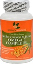 Seabuck Wonders Sea Buckthorn Oil Blend - 500 mg - Omega 7 Complete - Natural - Gluten Gratis - 120 Softgels (Pack of 2)