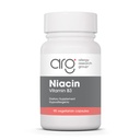Allergy Research Group Niacin Supplement - Vitamin B3 for Men &amp; Women, Niacin with Flush, Nicotinic Acid, NAD, 250mg Vegetarian Capsules - 90 Count