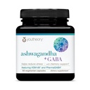 Youtheory Ashwagandha + GABA - Uses Organic KSM-66-1,000 mg Ashwagandha & 100 mg GABA - Cortisol, Energy, Stress &amp; Memory Support Supplement - 60 Vegetarian Capsules (30-Day Supply)
