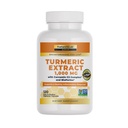 Complejo C3 de Curcumina Turmérica de laboratorio natural 1000mg - Extracto Turmérico 1000mg &amp; BioPerine 5mg Estándarizado al 95%, Promueve Cardiovascular, Immune, Joint, Skin Health - 120 Capsules (60 Day Supply)