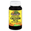 Blend Oyster Shell Calcium 500mg con vitamina D3, 100 Tabletas (Pack of 4)