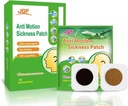 Motion Patches para coche de crucero, 40 cuenta Waterproof Non Drowsy Travel Essentials Motion Patche para adultos y niños