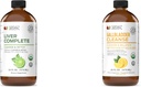 Productos naturales completos hígado 16oz &amp; Gallbladder completo 16oz Bundle