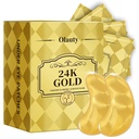 30 Parejas 24K Mascara de Ojo de Oro, Paletas de Ojo para Ojos Puffy y Círculos Oscuros, Cuidado de la Mascara de Ojo, para Hombres